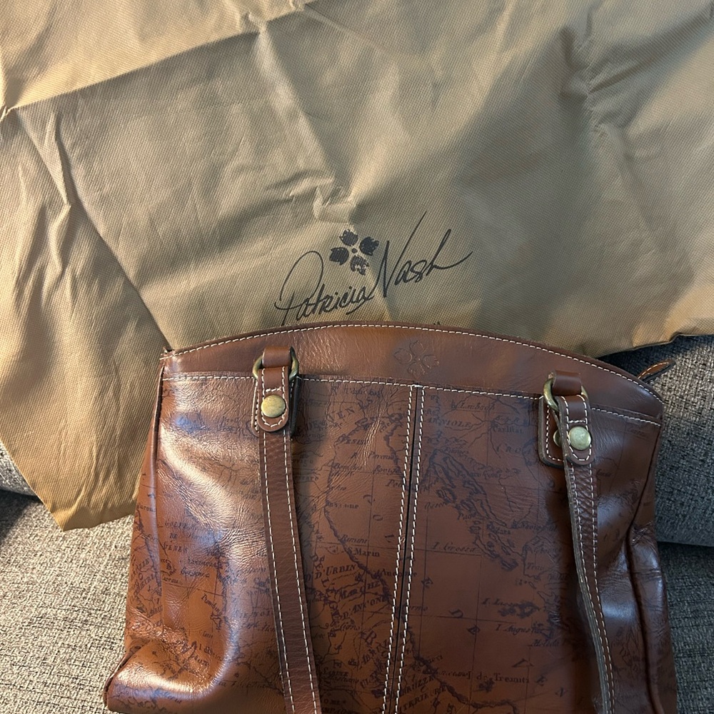 Patricia Nash Brown Leather ladies bag